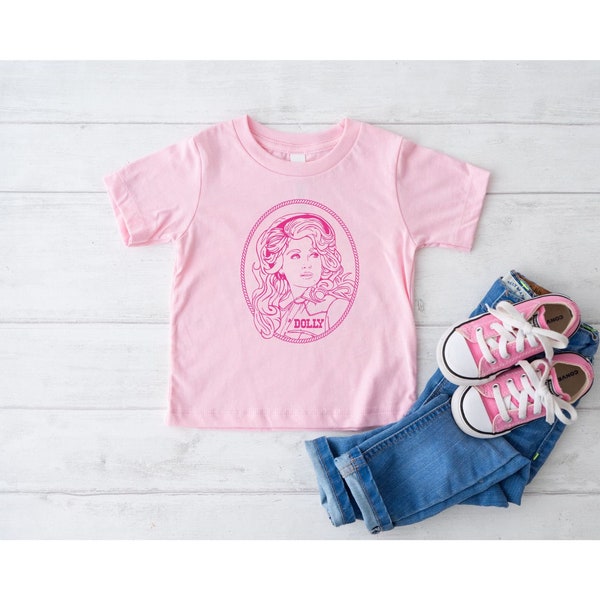 Chemise Dolly Parton pour tout-petit, chemise inspirée de Dolly Parton pour tout-petit, t-shirt musique country pour enfants, cadeau pour fan de Dolly Parton, t-shirt musique pour tout-petit