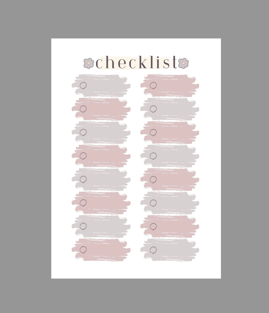 Boho Checklist Digital Aesthetic Checklist Printable Etsy Boho Checklist Digital Aesthetic Checklist Printable Etsy