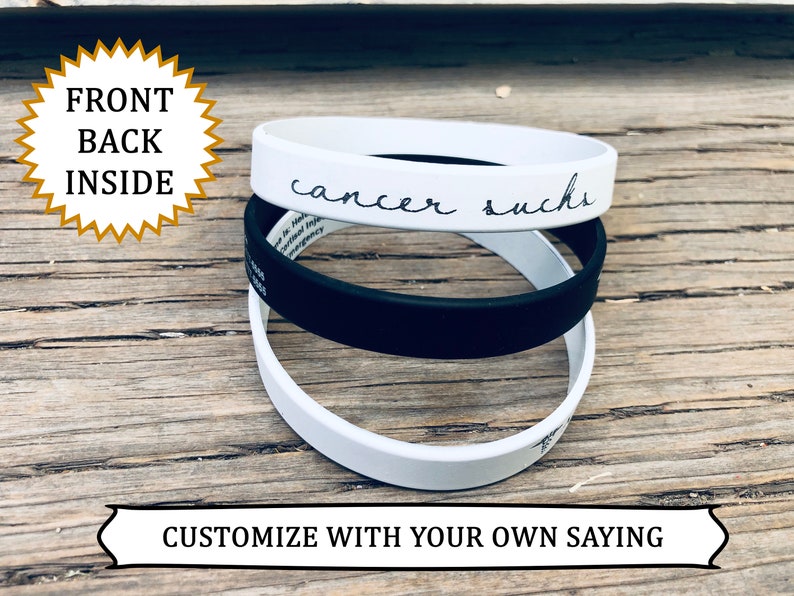 Medical ID Bracelet, Custom Silicone Bracelet ID,Custom ID Bracelet, Waterproof Medical Bracelet, Medical Alert Bracelet image 2