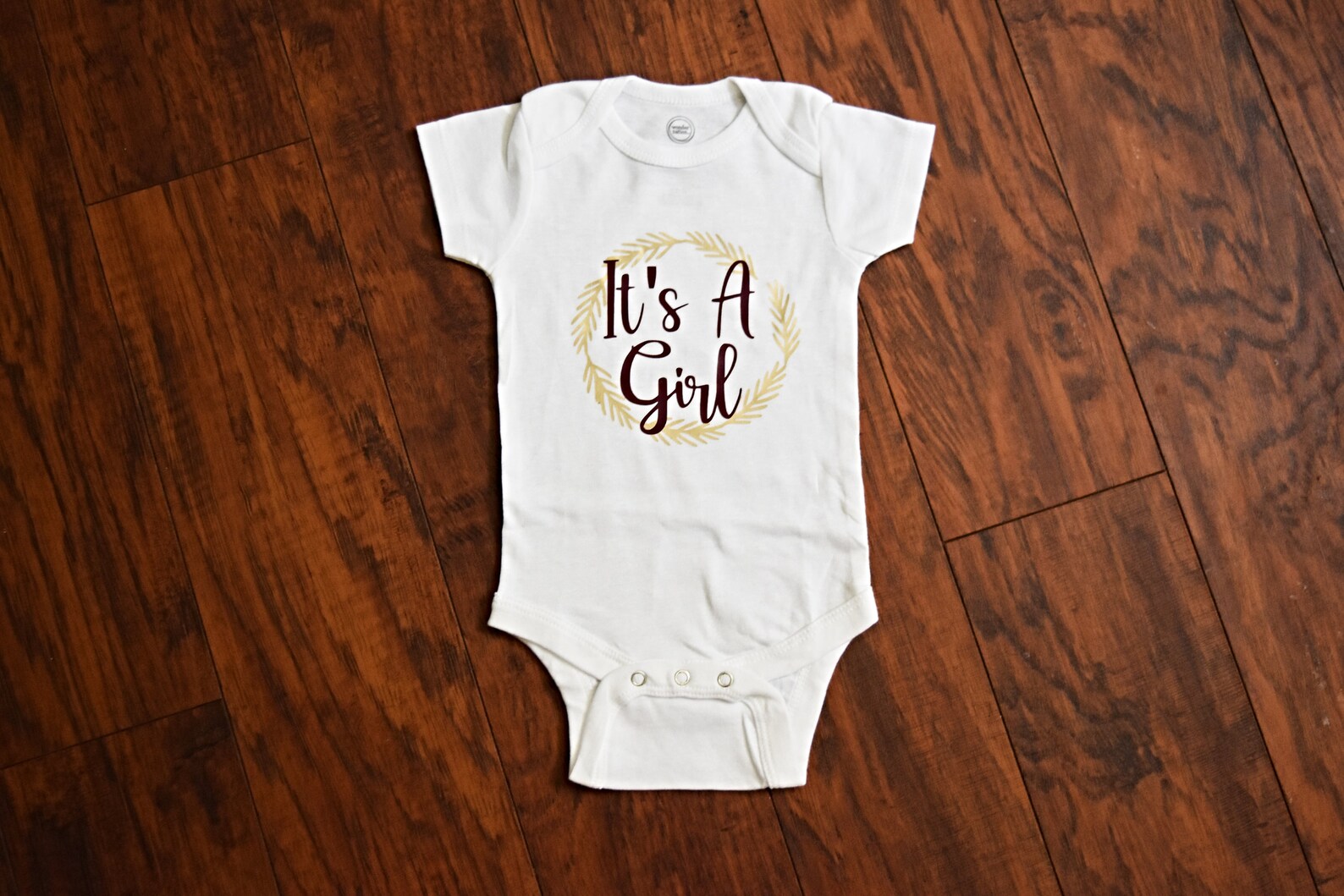 It's a Girl OnesieClothingbodysuitGender Etsy