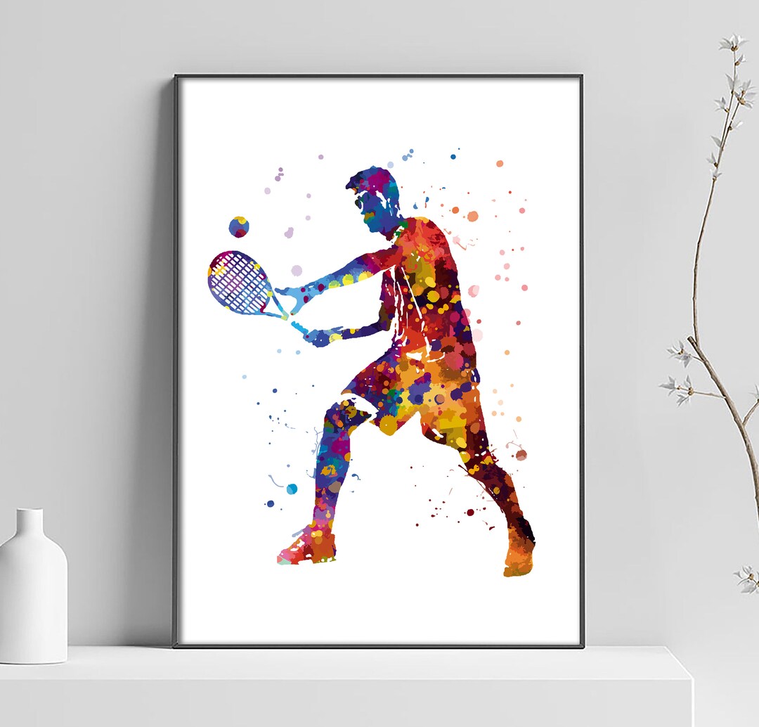 Rafael Nadal Poster tennis 7 toiles Décoration murale pour salon Décoration d'intérieur Sans cadre 30 x 45 cm