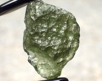 Bohemian Moldavite, Besednice / Czech Republic 10.94 Ct Natural Free Form, Top Collector / For Jewelry, Video