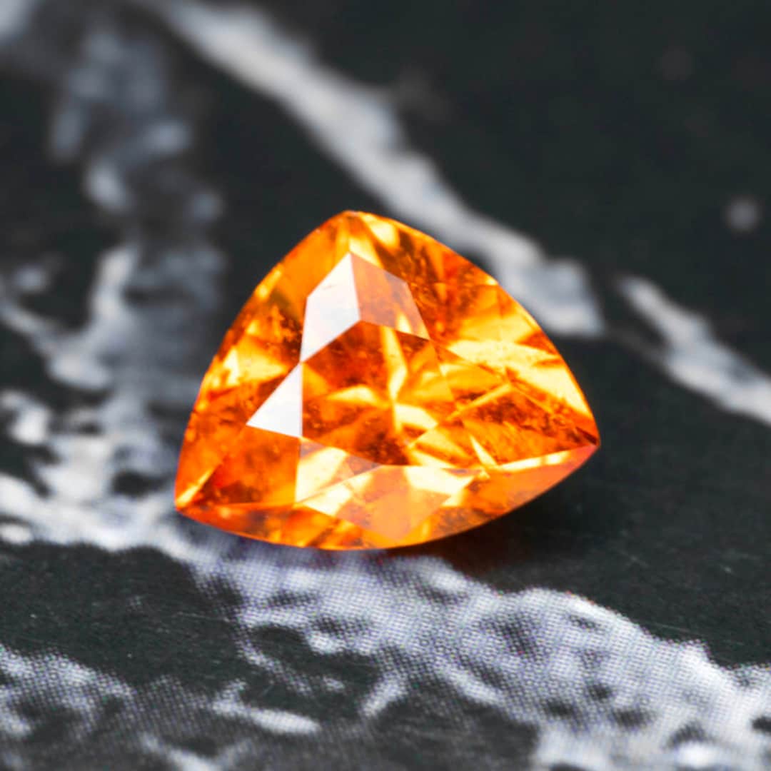Spessartine Mandarin Garnet Tanzania 1.59 Ct Natural Untreated