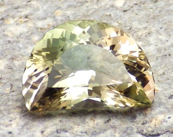 Seafoam Green Oregon Sunstone 4.63 Ct Flawless-Precision German Faceting-For High-End Jewelry!