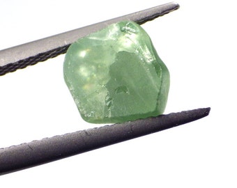 Polar Demantoid, Siberia 3.53 Ct Very Rare Natural Rough, Semi Facet Grade, Videos!