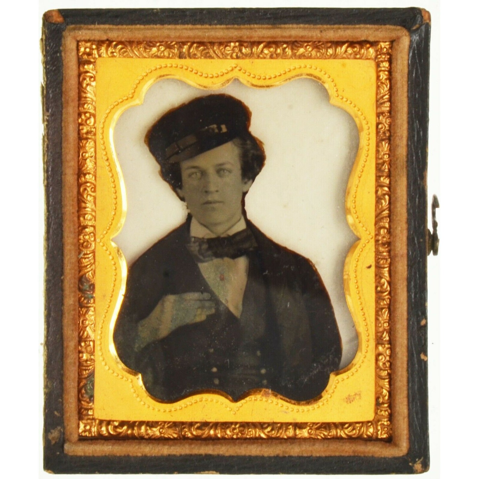 Antique civil war era daguerreotype photograph male Etsy