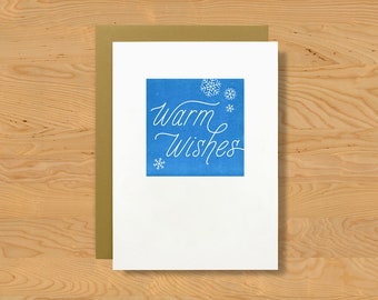 Single "Four Points: Warm Wishes" Holiday Card A7