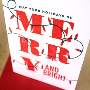 Box of 8 Holiday Lights Holiday Card A7 image 2