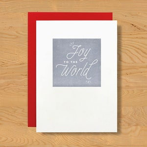 Single "Four Points: Joy to the World" Holiday Card A7