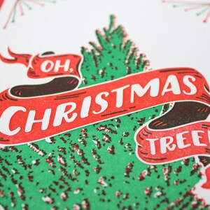 Box of 8 Oh, Tree Holiday Card A7 image 2