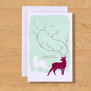 Holiday Card Deer Deer A9 Bild 1