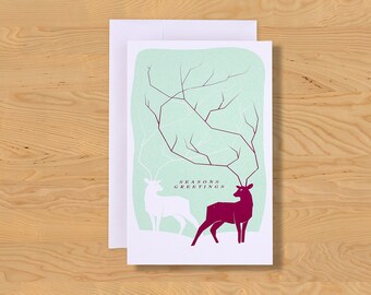 Holiday Card "Deer Deer" A9