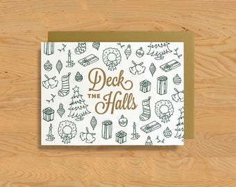 Holiday Card "Icons of the Season – Deck the Halls" A7