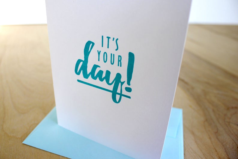 Box of 6 Your Day Birthday Card A2 immagine 3