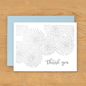 Thank You Card Dots A2 image 3