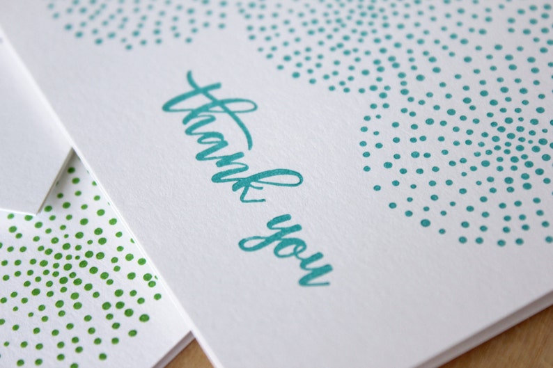 Thank You Card Dots A2 image 4