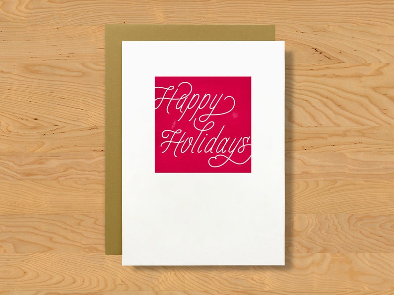 Single Four Points: Happy Holidays Holiday Card A7 image 1