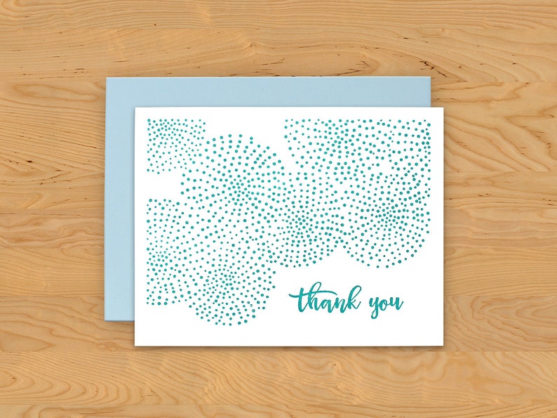 Thank You Card Dots A2 image 1