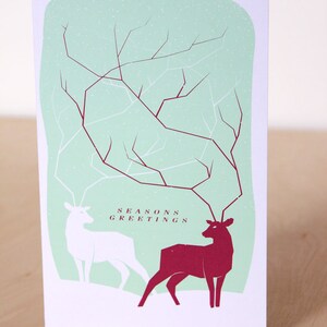 Holiday Card Deer Deer A9 Bild 2