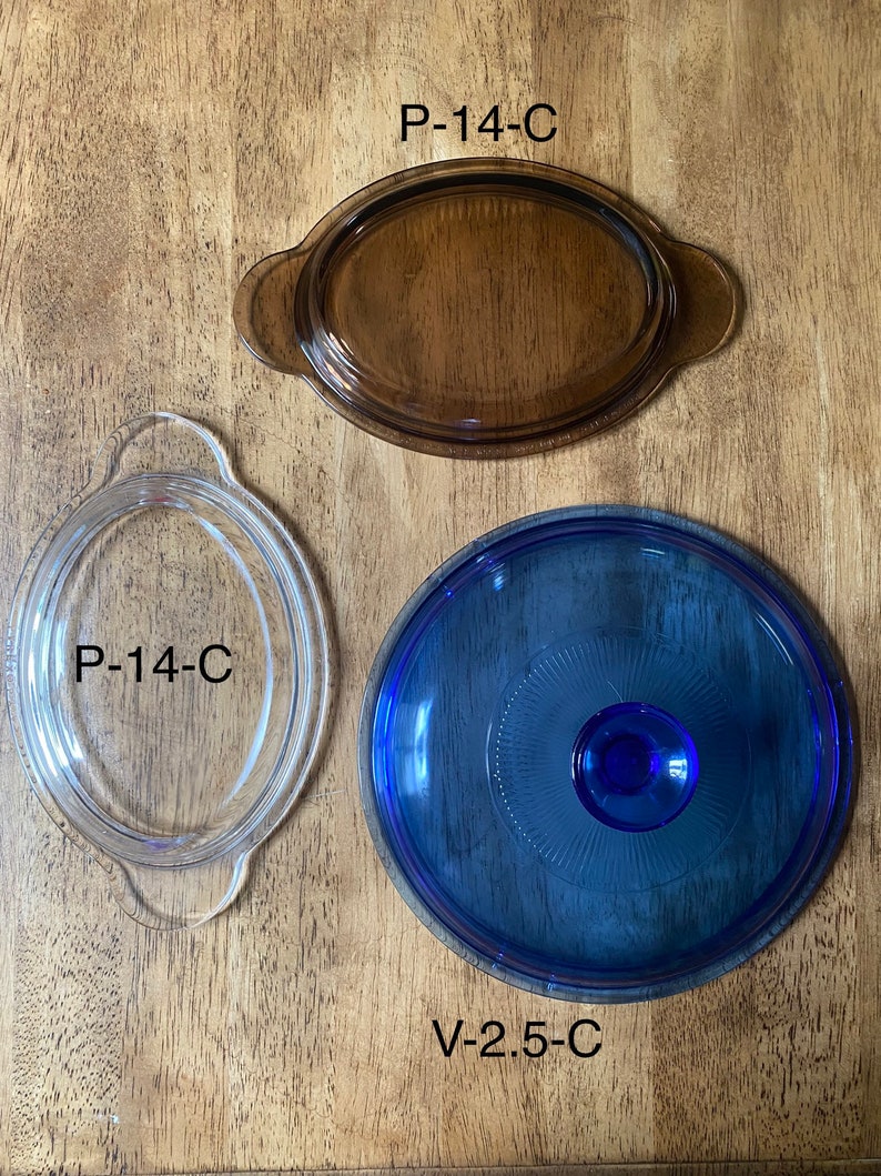 Pyrex Replacement Lids for Corningware and Vision Lines Etsy