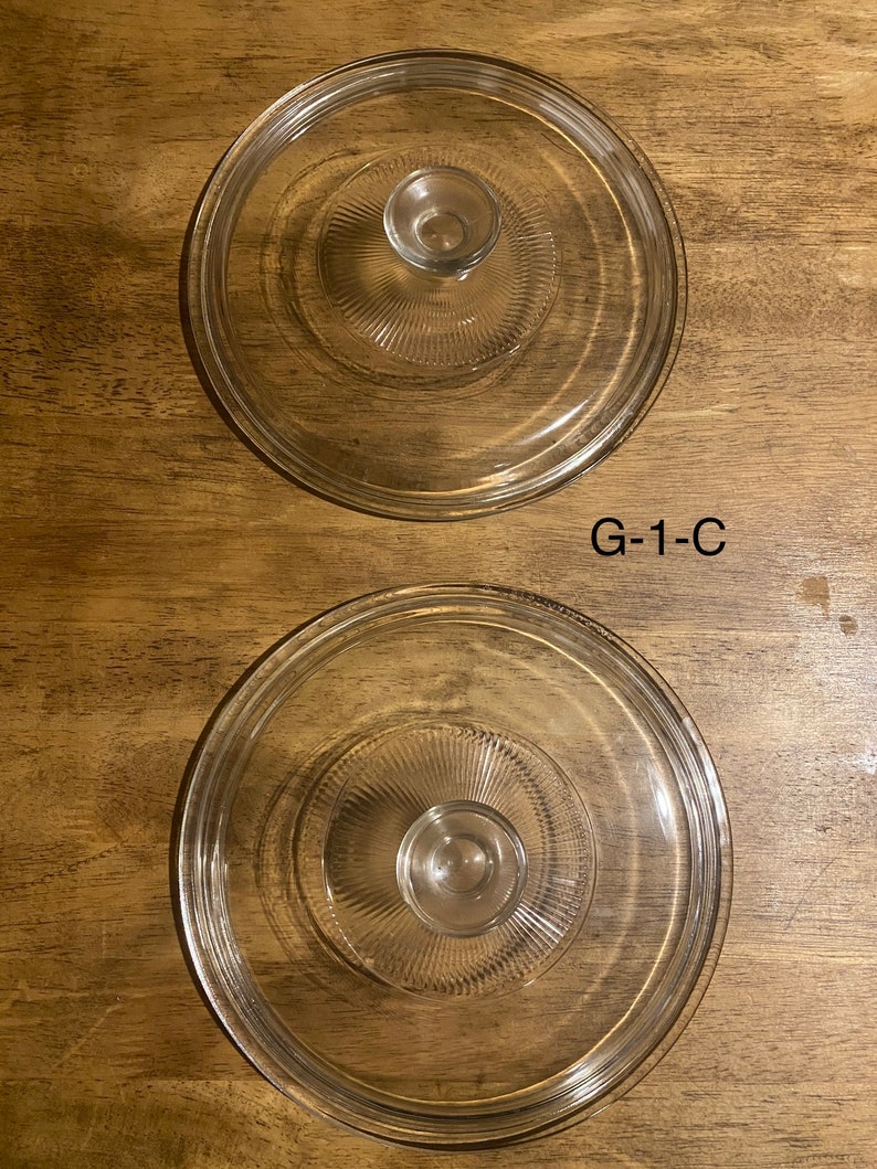 Pyrex Replacement Lids for Corningware and Vision Lines Etsy