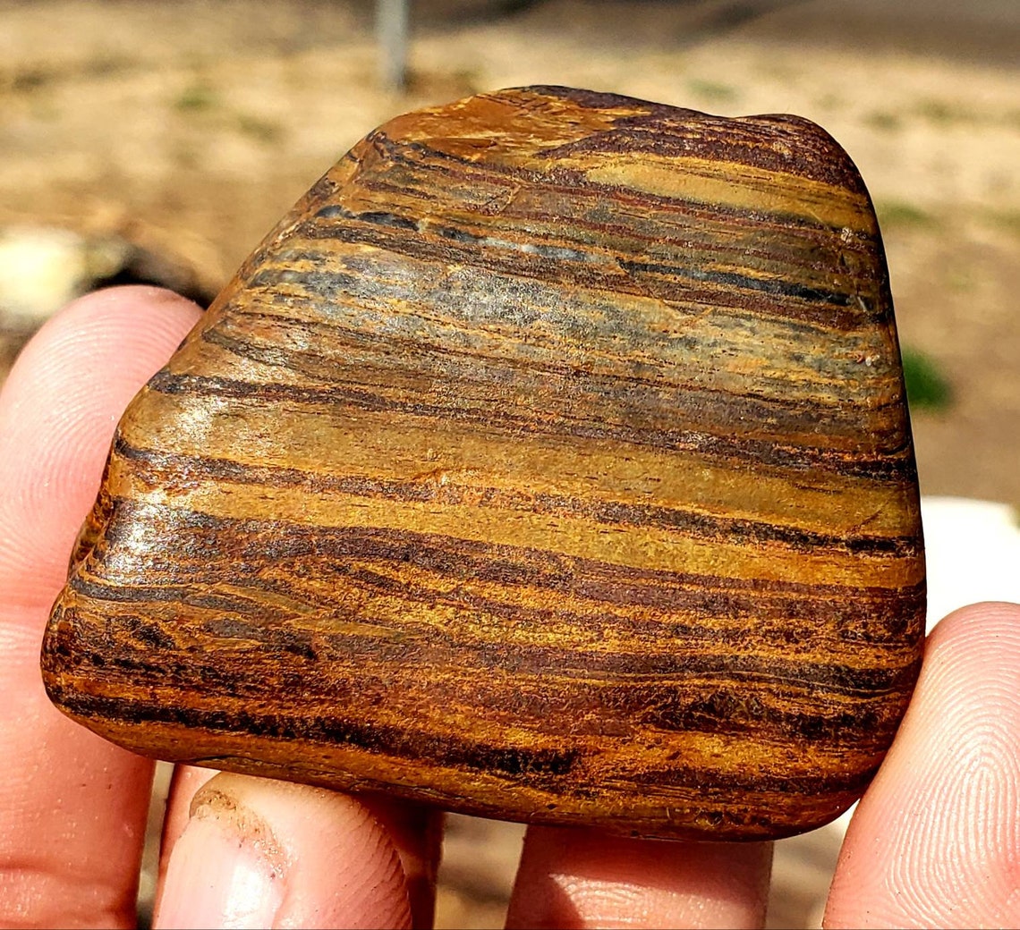 W.47 Banded Iron Ironstone Formation Genesis Stone Etsy