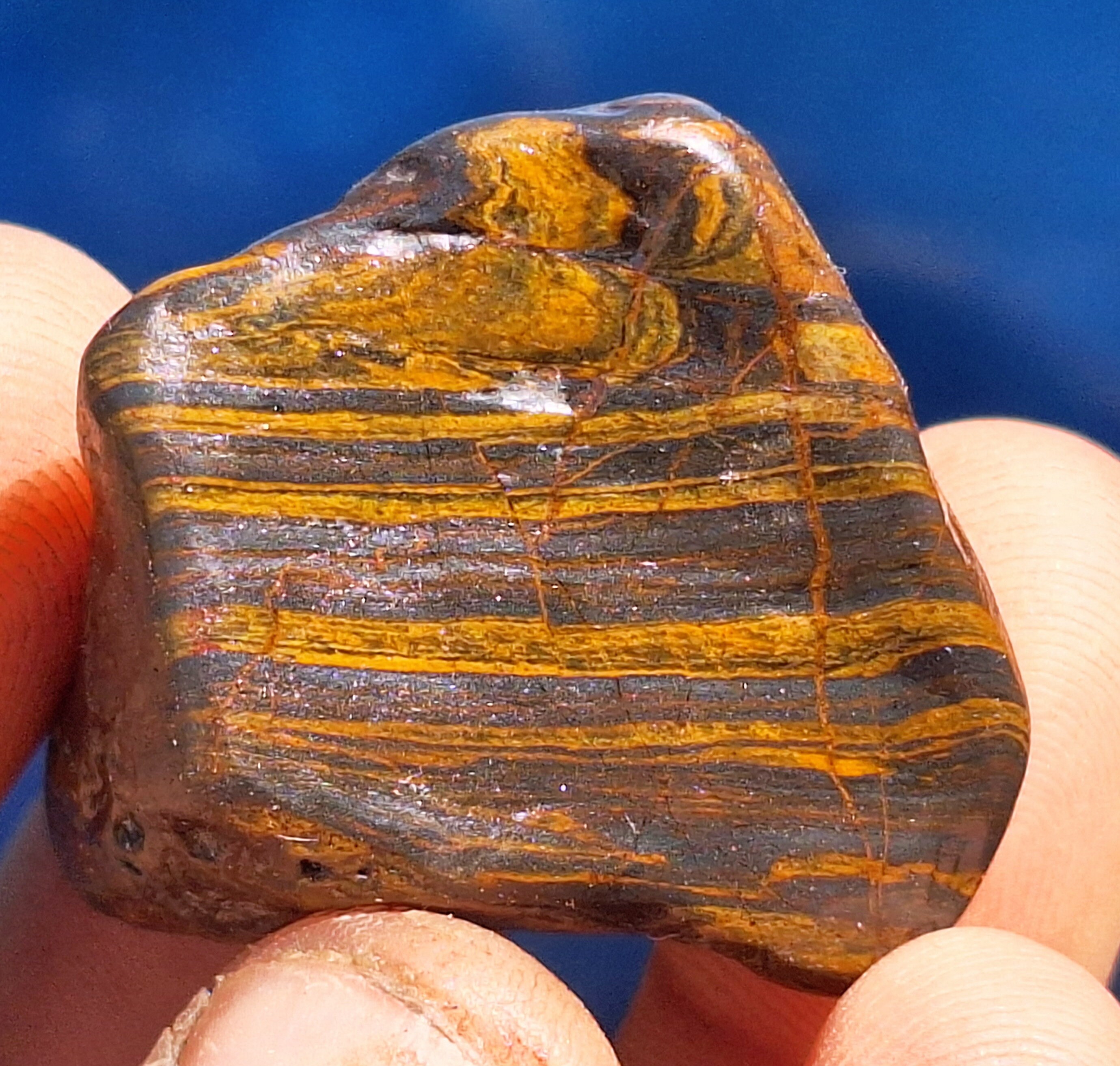 A74 MAGNETIC Genesis Stone Wyoming BIF Banded Iron Jasper Hematite