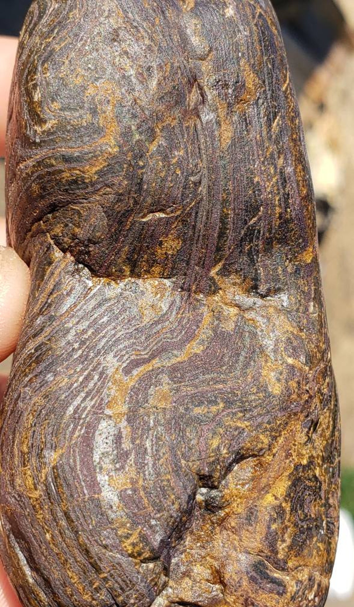 W.81 Banded Iron Ironstone Formation Genesis Stone Etsy