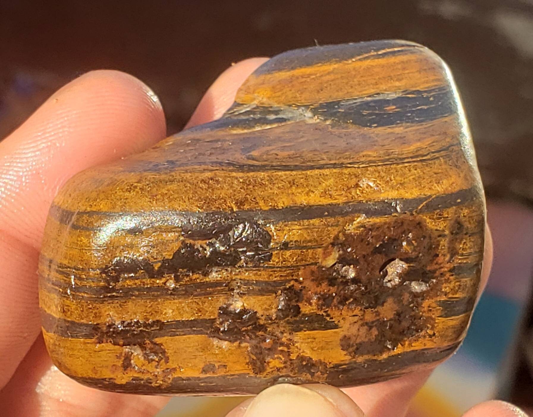 R9 GENESIS Stone Banded ironstone WYOMING magnetic BIF Hematite seer stone tiger eye muggle stone seer stone rock