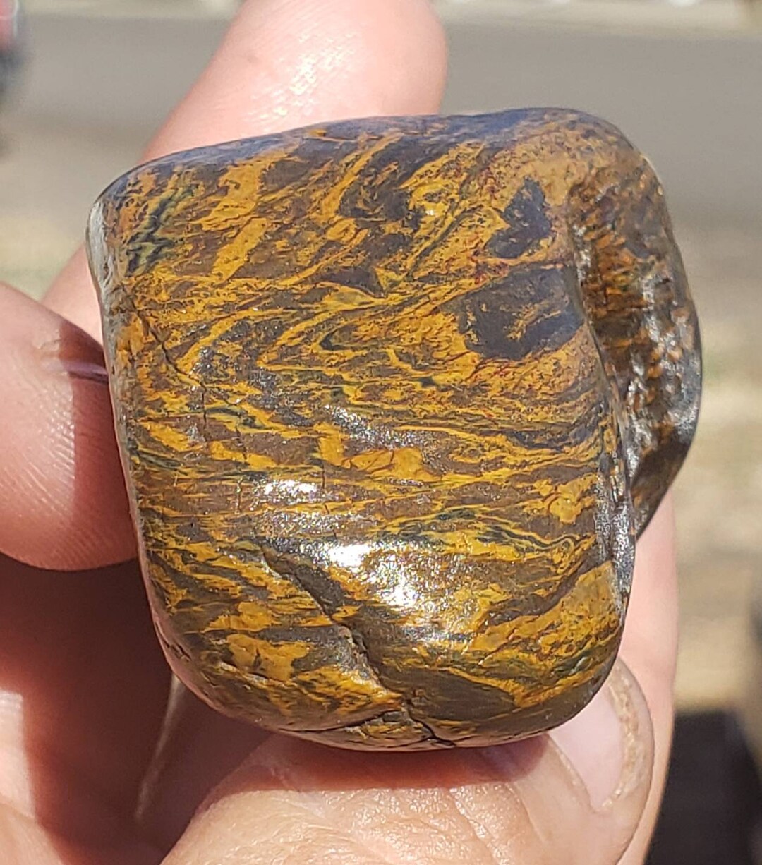 W.63 Banded Iron Ironstone Formation Genesis Stone Tiger Iron
