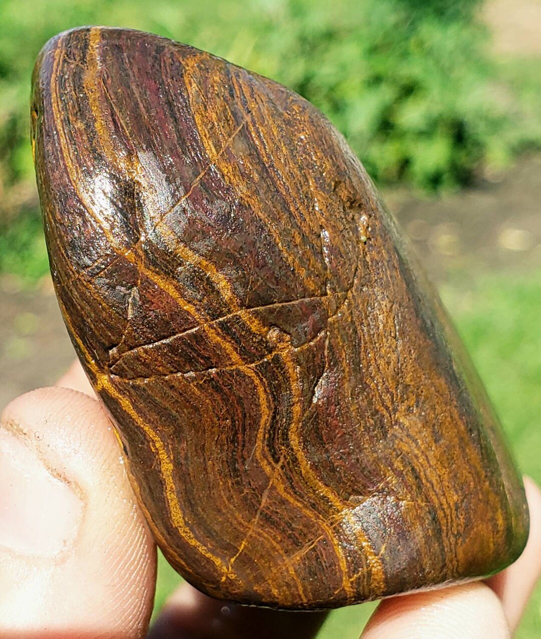 K.37 Banded Ironstone Genesis Stone WYOMING BIF Hematite
