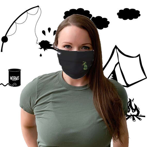 Deer Head Hunting Face Mask 4 Colors to Chose from Etsy