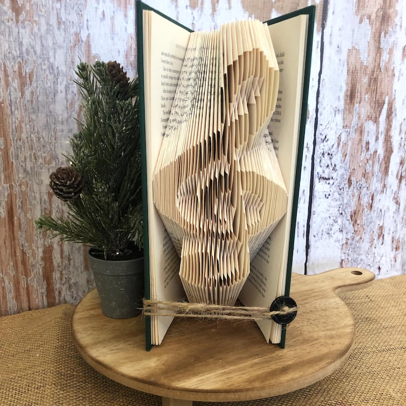 Music Lover Gift Musician Gift Music Themed Gift Musical Home Decor Music Art Folded Book Art Treble Clef Art Music Note Decoration Book Sculpture