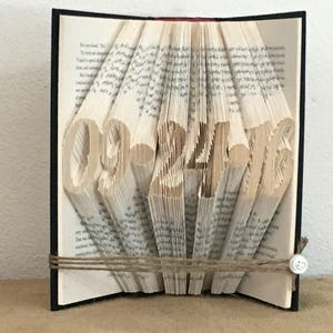 Personalized Sobriety Anniversary Book Fold Unique Recovery Gift for Sober Milestones
