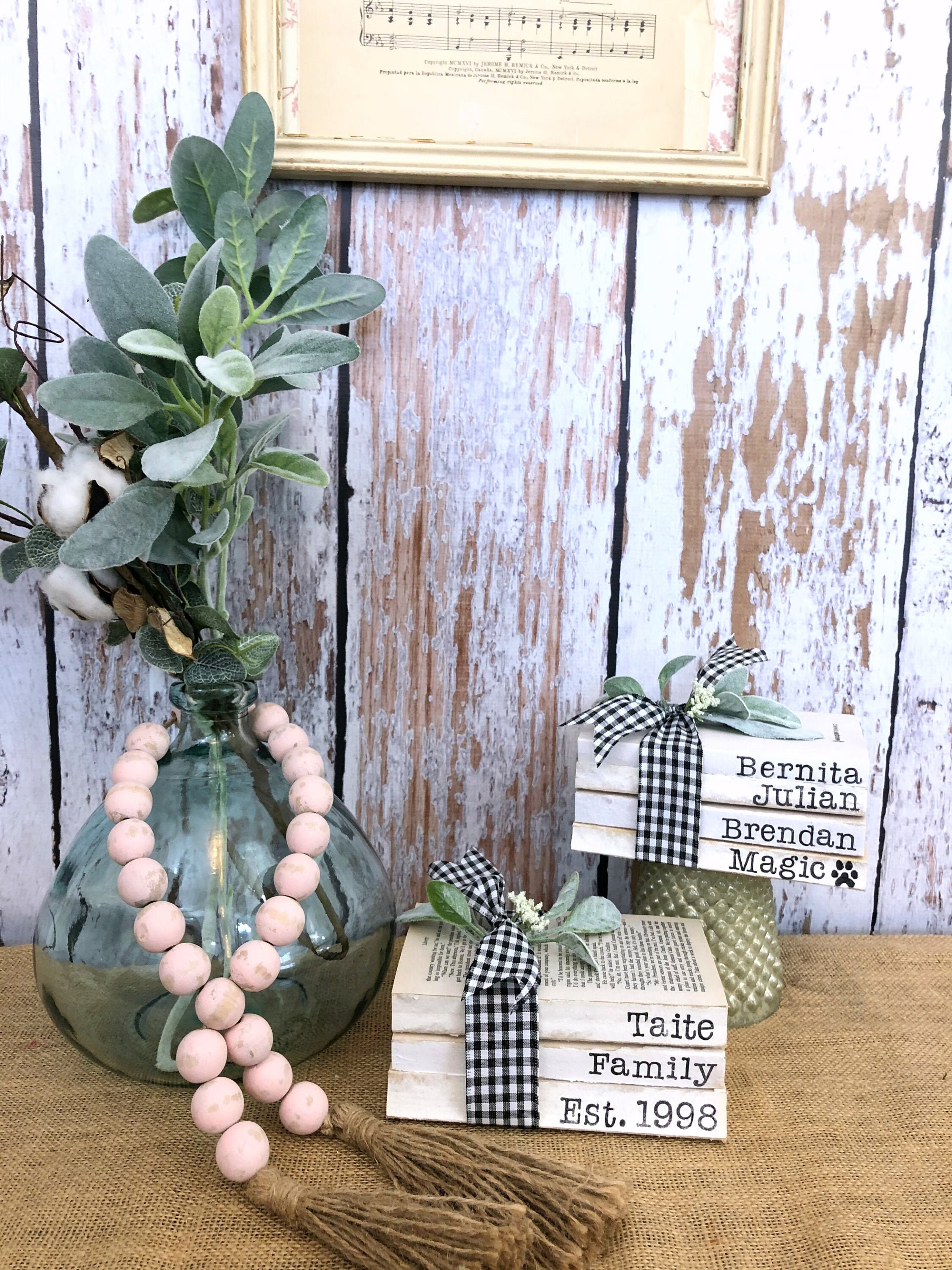 Stamped Books Personalized