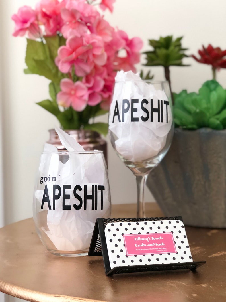 APESHITBeyonce/'goin/'APESHITOTR TourPersonalized Wine GlassBeyonce Wine Glass Bey and Jay