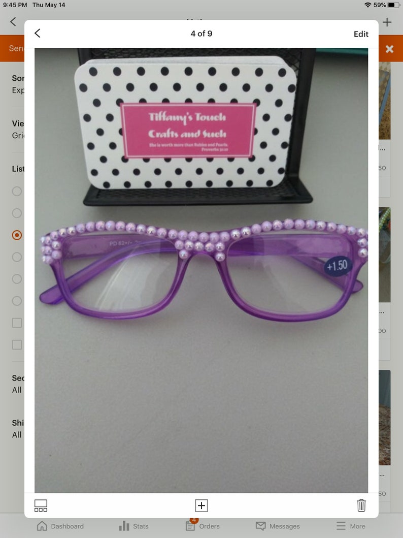 Bling Reading Glasses/glitzy Bling Reading Glasses/reading Etsy