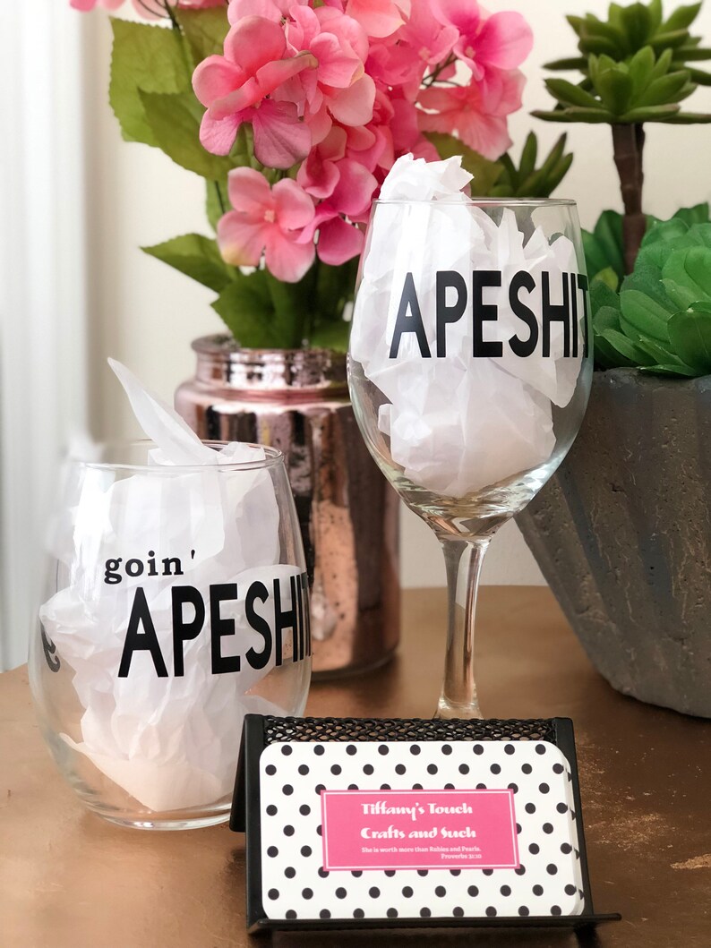 APESHITBeyonce/'goin/'APESHITOTR TourPersonalized Wine GlassBeyonce Wine Glass Bey and Jay