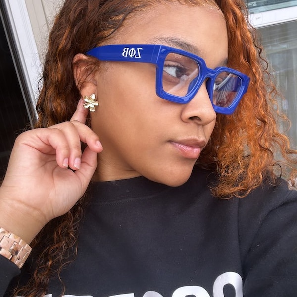 Zeta Inspired Eyeglasses/Zeta/Sorority Eyewear/Zeta Probate Gift/Zeta Paraphernalia/HBCU Greek