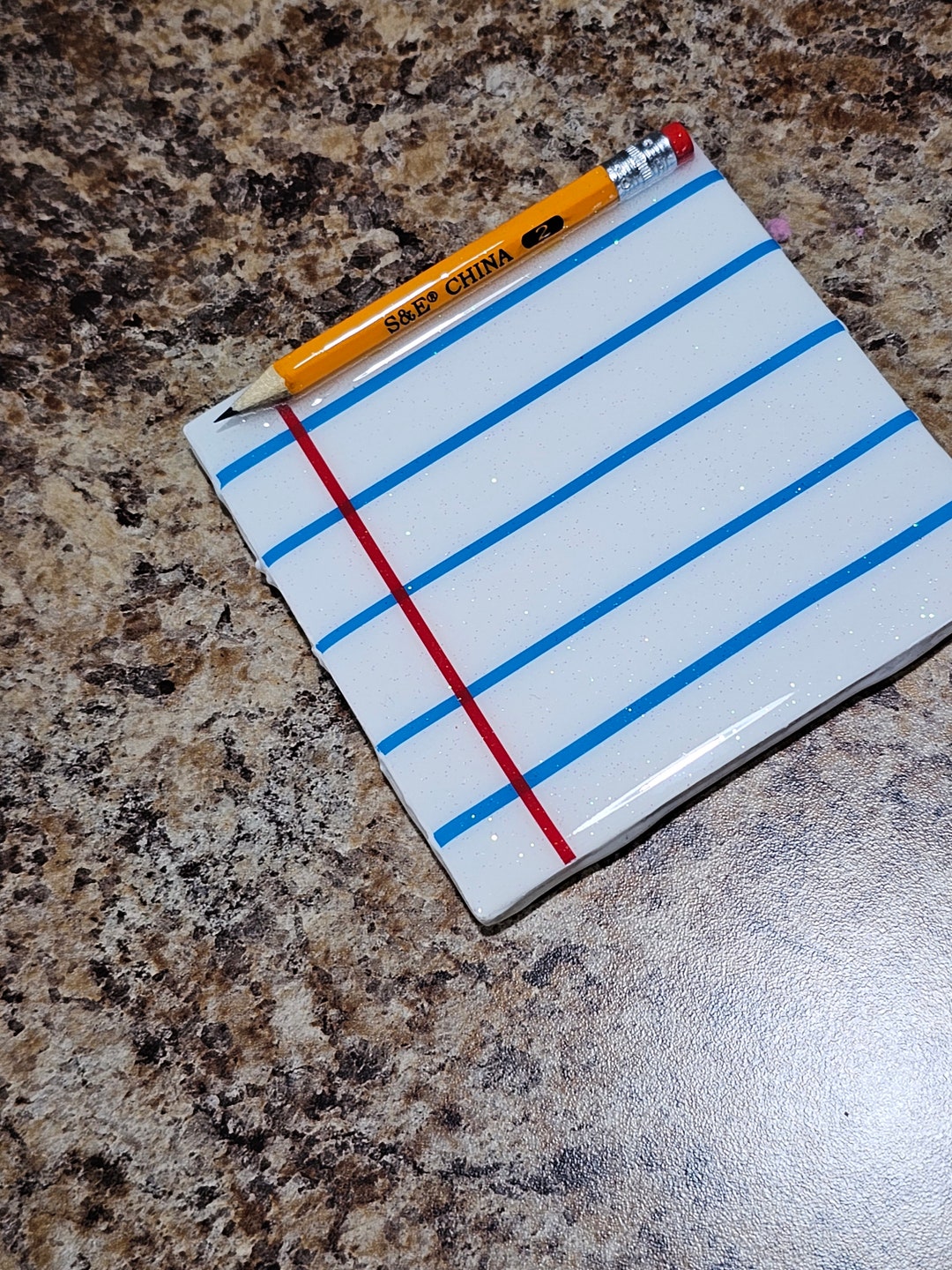 Composition Notebook Coaster: Teacher Appreciation Gift - Etsy