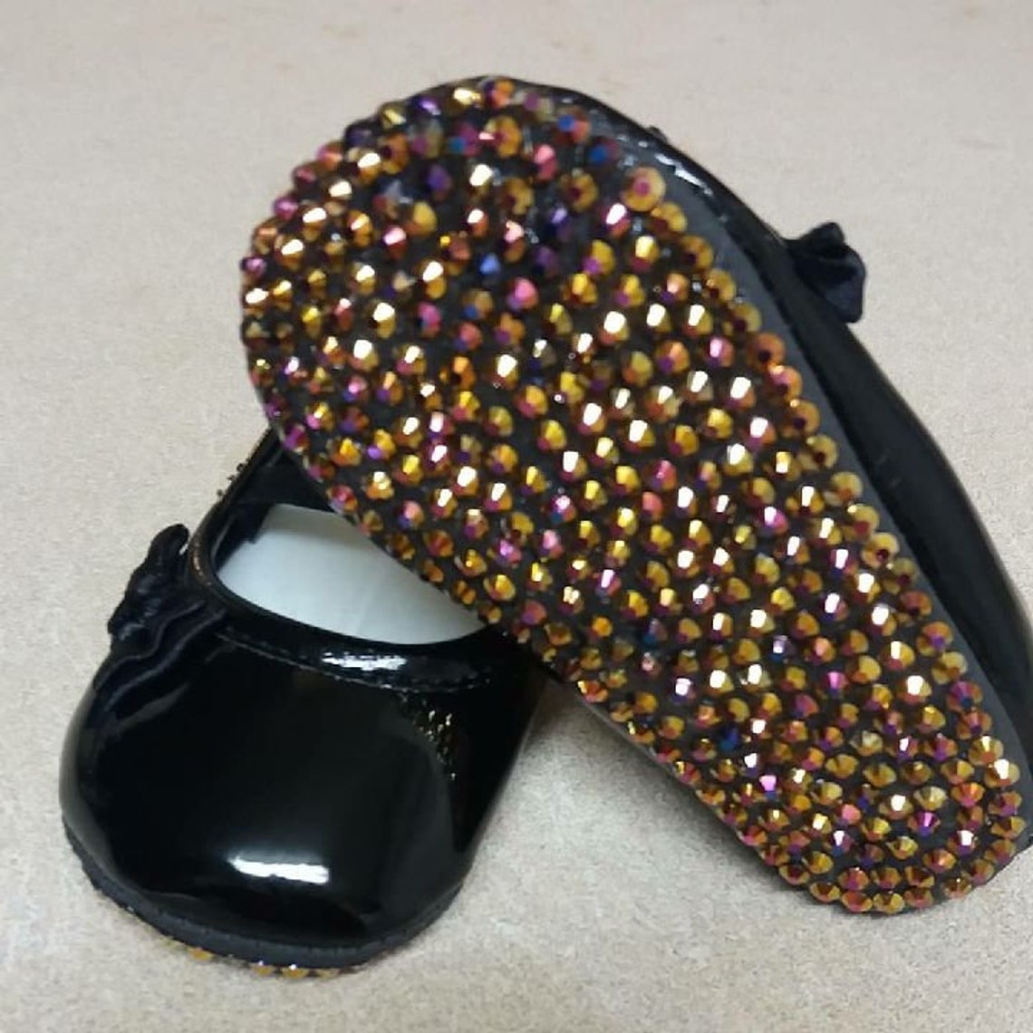 Bling Rose Gold Baby Shoes/newborn Baby Rosegold Shoes/baby Etsy