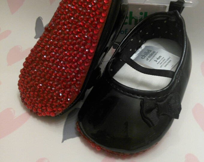 Bling Baby red Bottoms Shoes/newborn Baby Red Etsy