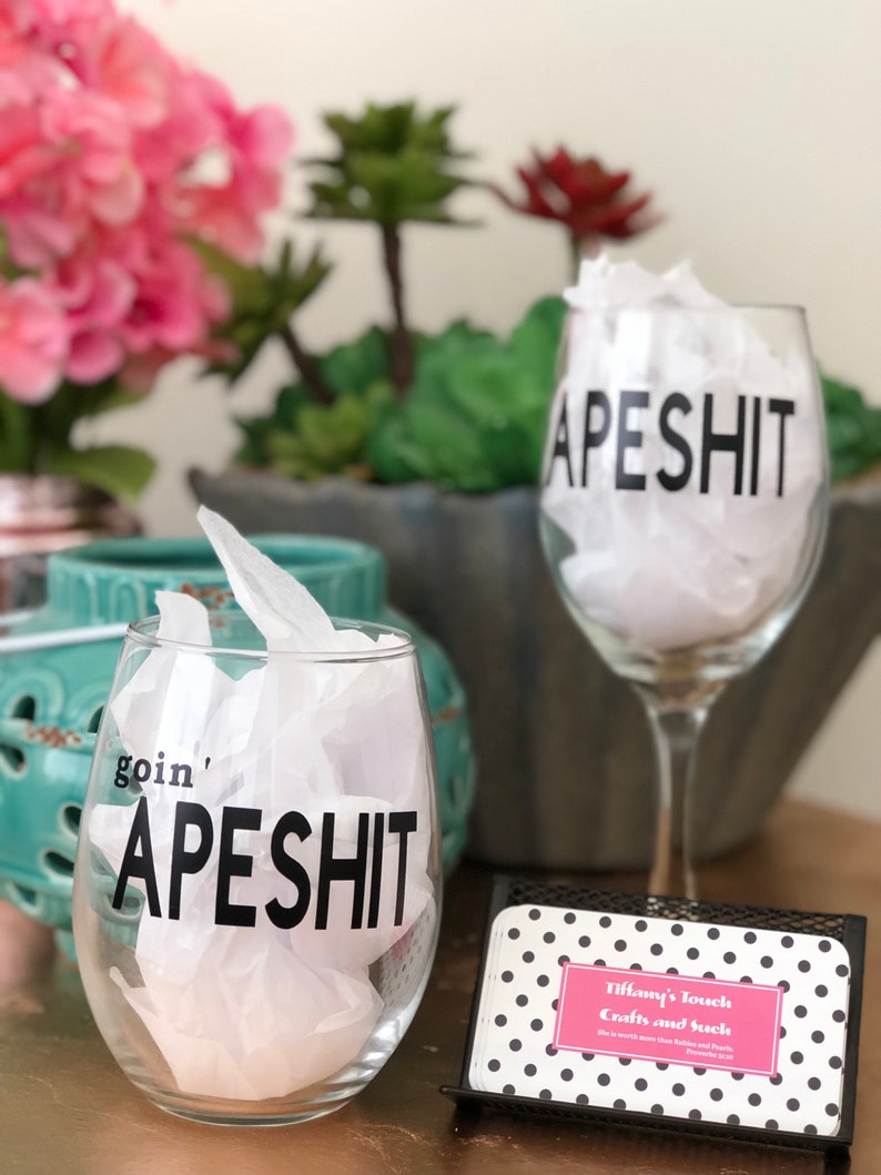 APESHITBeyonce/'goin/'APESHITOTR TourPersonalized Wine GlassBeyonce Wine Glass Bey and Jay