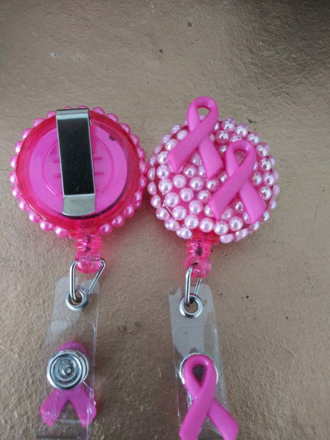 Breast Cancer/badge Reels/breast Cancer Badge Etsy