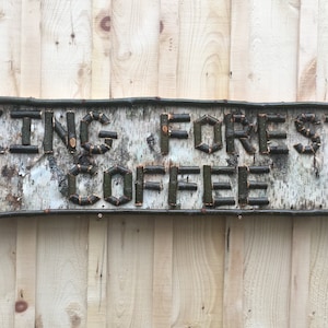 Custom birch bark sign customizable, great for indoor and outdoor spaces
