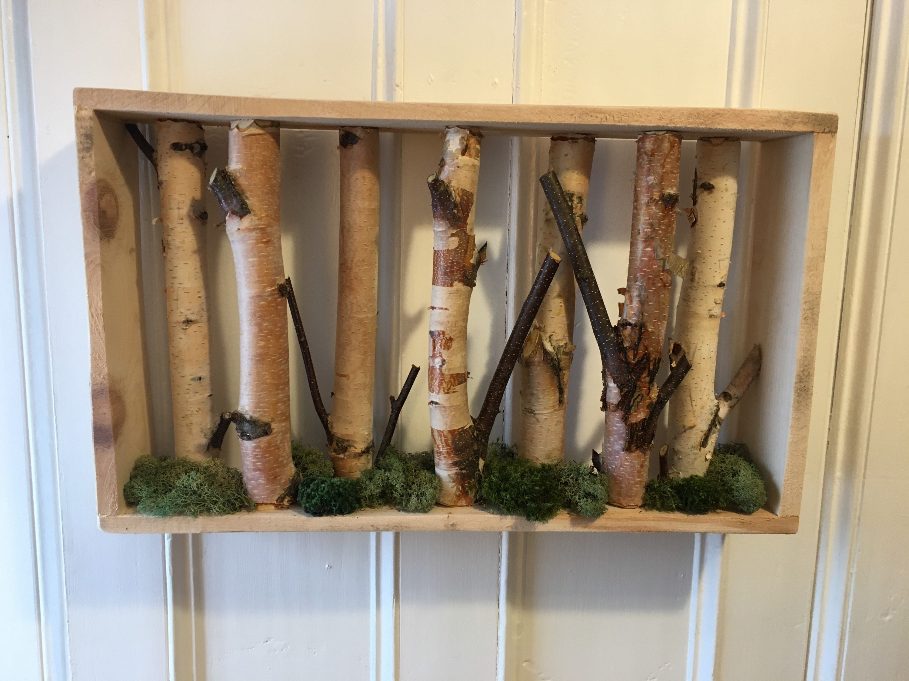 Birch Wall Decor Birch Branch Wall Decor Cabin Decor Etsy