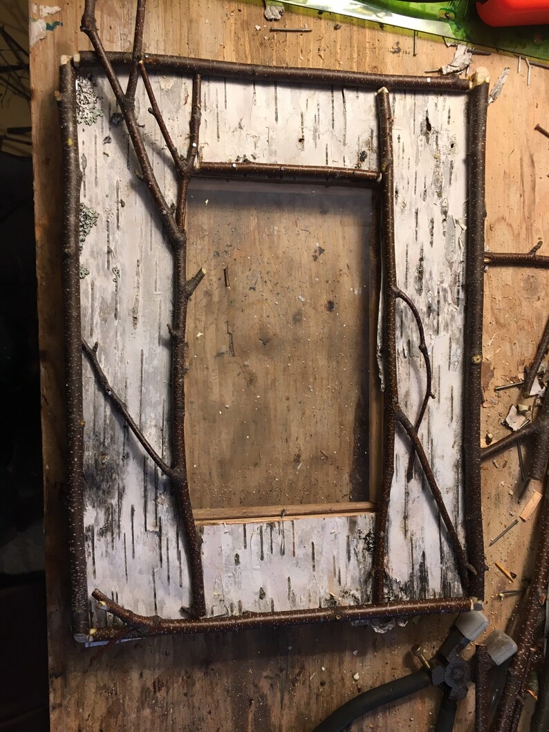 Tree Bark Photo Frame Birch Bark Picture Frame - Etsy