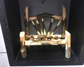 Fairy garden furniture | miniature bench | garden decor | fairy garden bench | fairy house |