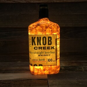 Knob Creek Bourbon Bottle Light