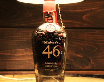 Makers Mark 46 Bourbon Whisky Bottle Lamp